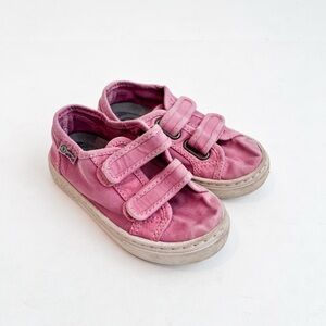 Pink Toddler Organic Cotton Sneakers
